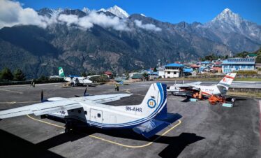 Flight at Lukla Airport - Mera Peak Expedition